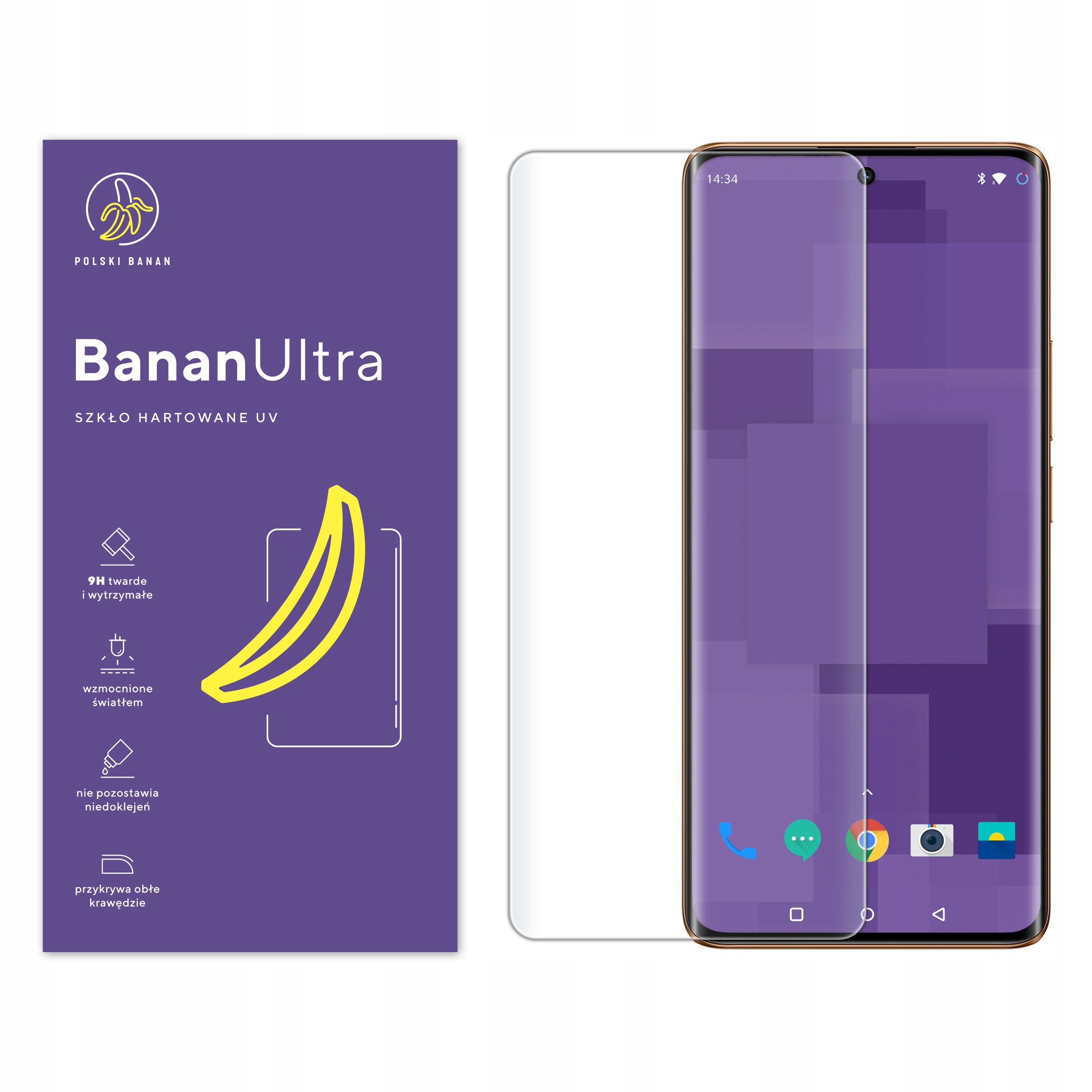 Tvrdené sklo Polish Banana pre Realme 11 Pro / 11 Pro Plus 1 ks.